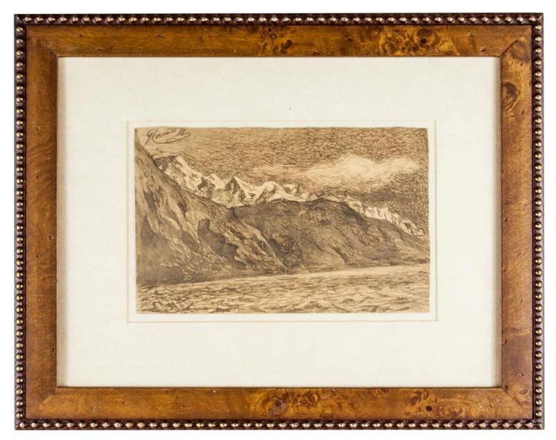 Paesaggio con montagne
